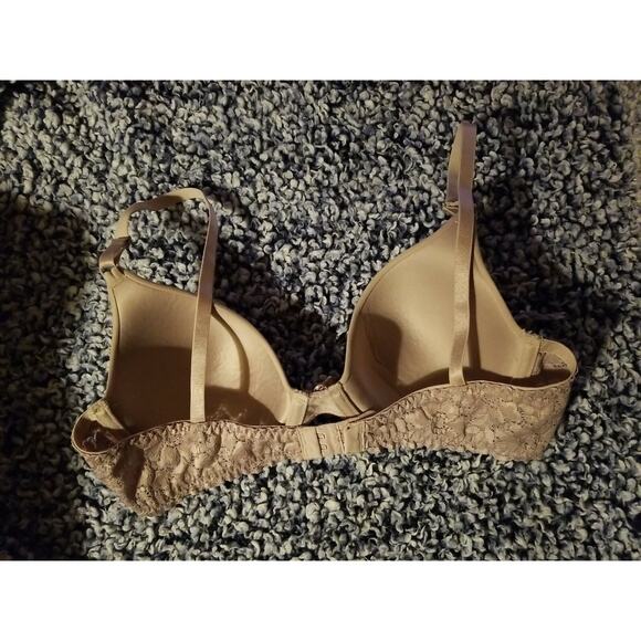 Maidenform Women's Bra Beige Taupe Underwire Lace Light Padding 0117BR Size 34C - Picture 5 of 12